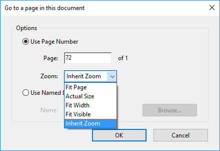 set pdf to open with less zoom