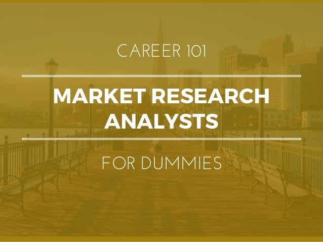 marketing research for dummies pdf
