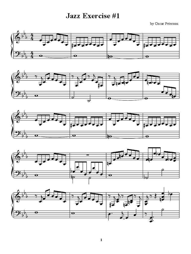 oscar peterson jazz piano solos pdf