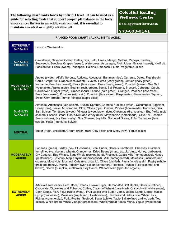 80 alkaline 20 acid food chart pdf