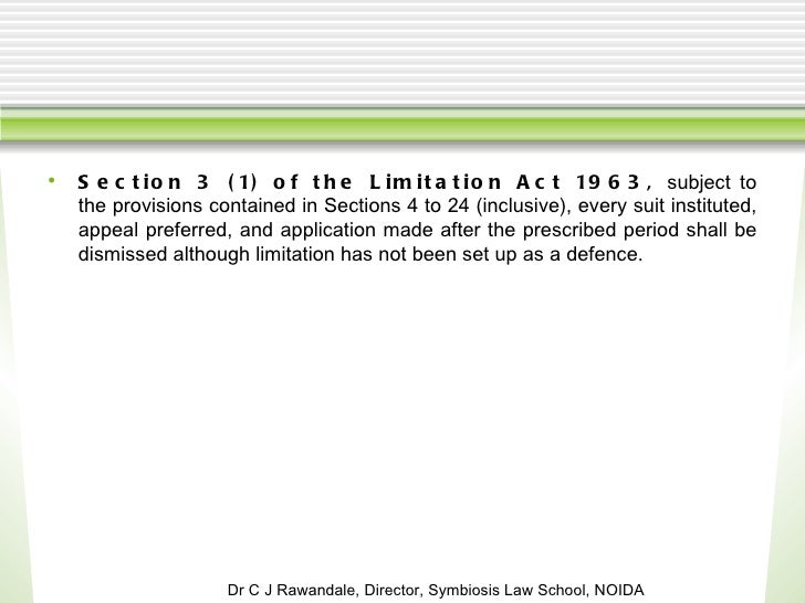indian limitation act 1963 pdf