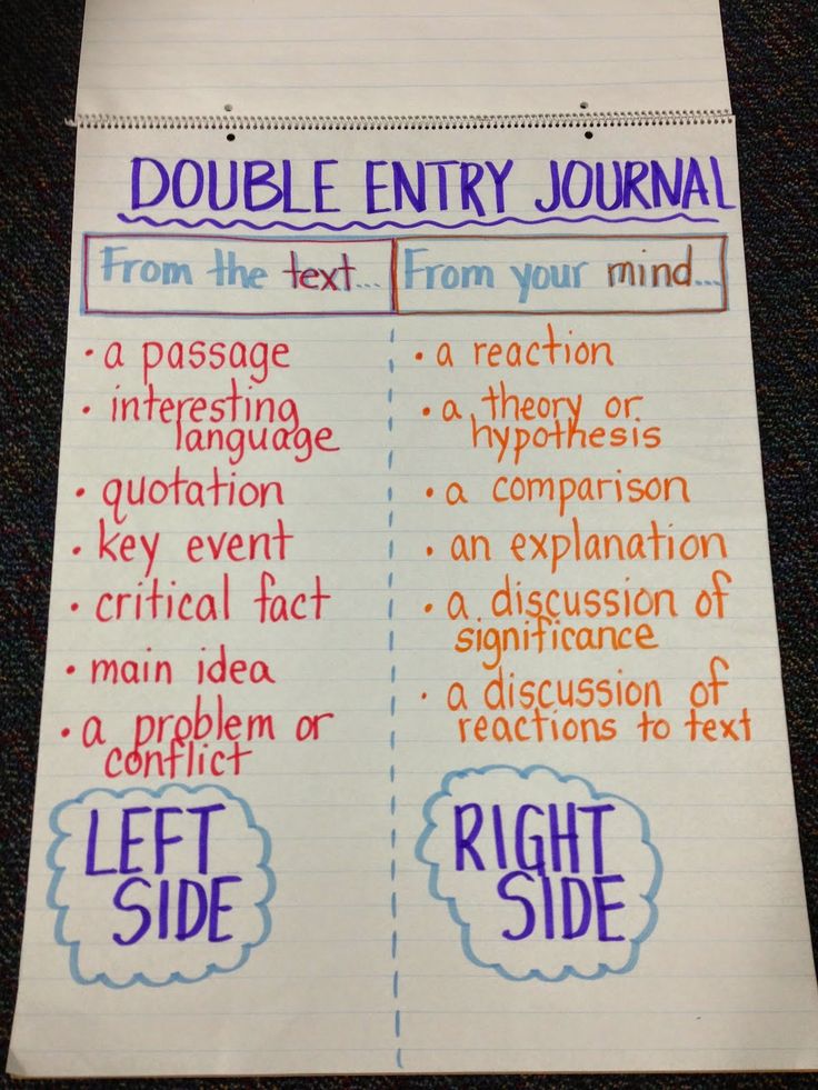 double entry journal example pdf