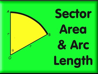 area of sector and segment worksheet pdf