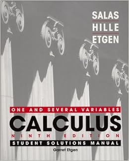 calculus 9th edition by salas hille etgen solution manual pdf