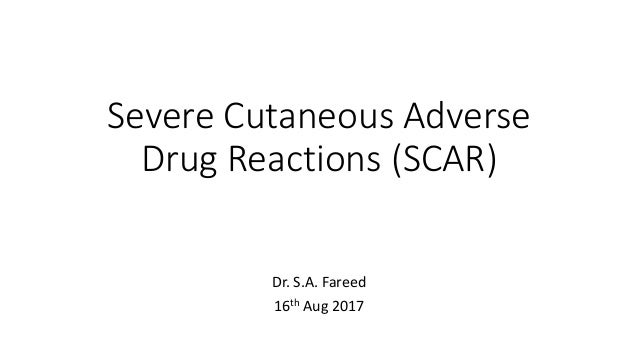 cutaneous adverse drug reactions pdf