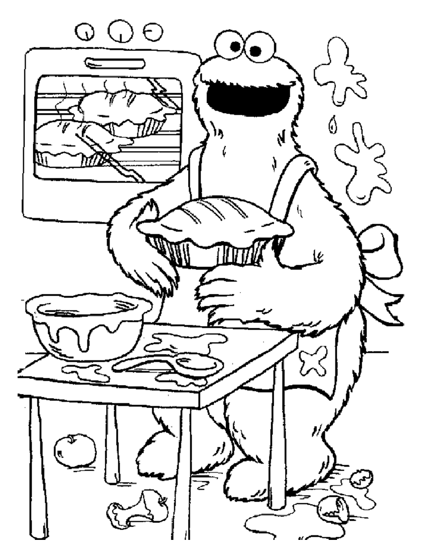 sesame street coloring pages pdf